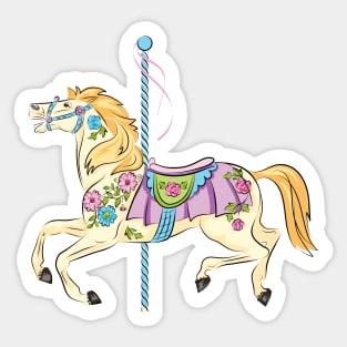 Carousel Horse Sticker